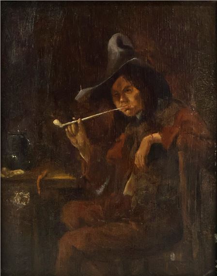 Portrait of a smoker - Jan Steen