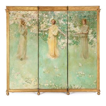 Figures with Blossoms