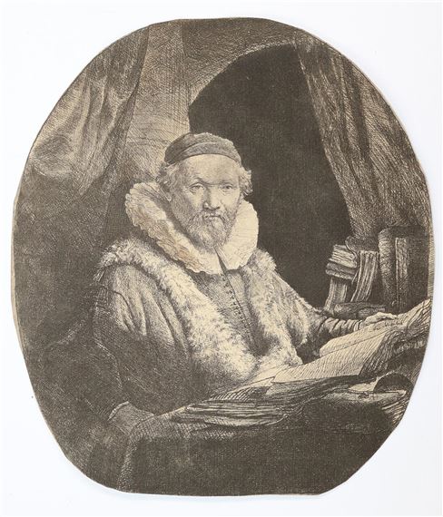 Rembrandt van Rijn | Bildnis Jan Uytenbogaert (19) | MutualArt