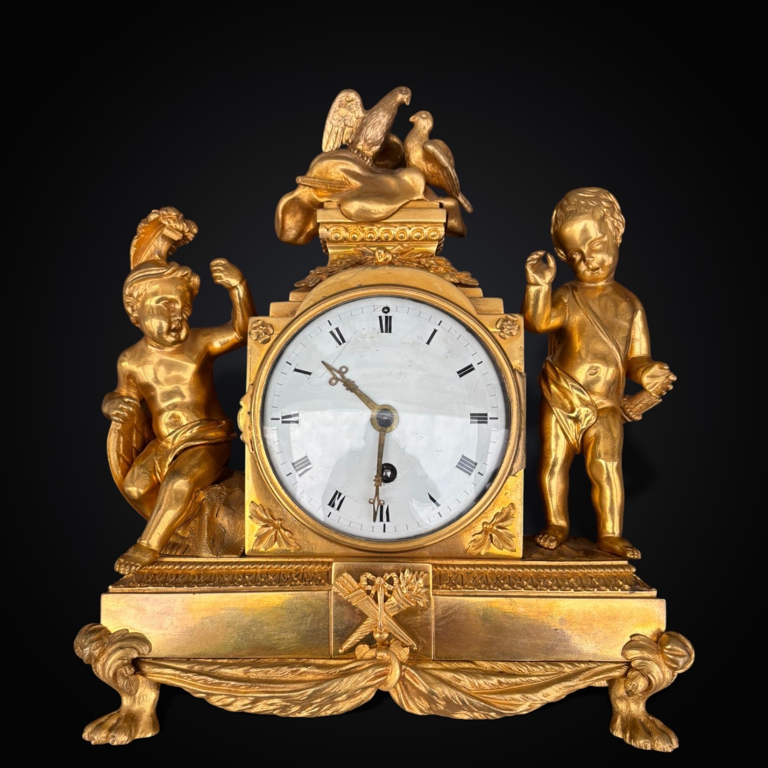 François Vion | Reloj francés luis xvi en bronce ormolu del siglo XVIII ...