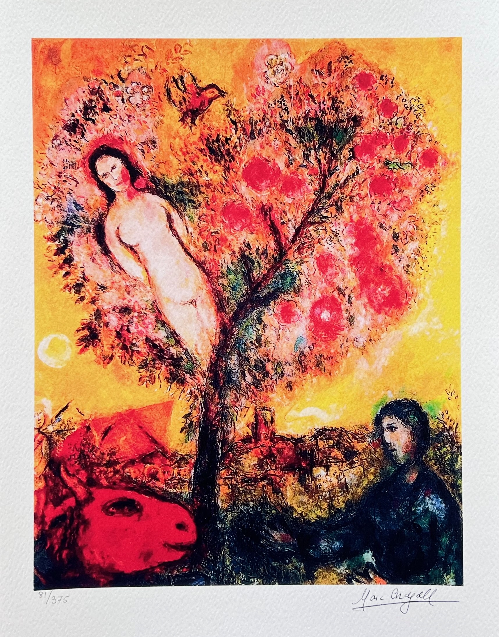 Marc Chagall | TREE OVER VILLAGE | MutualArt