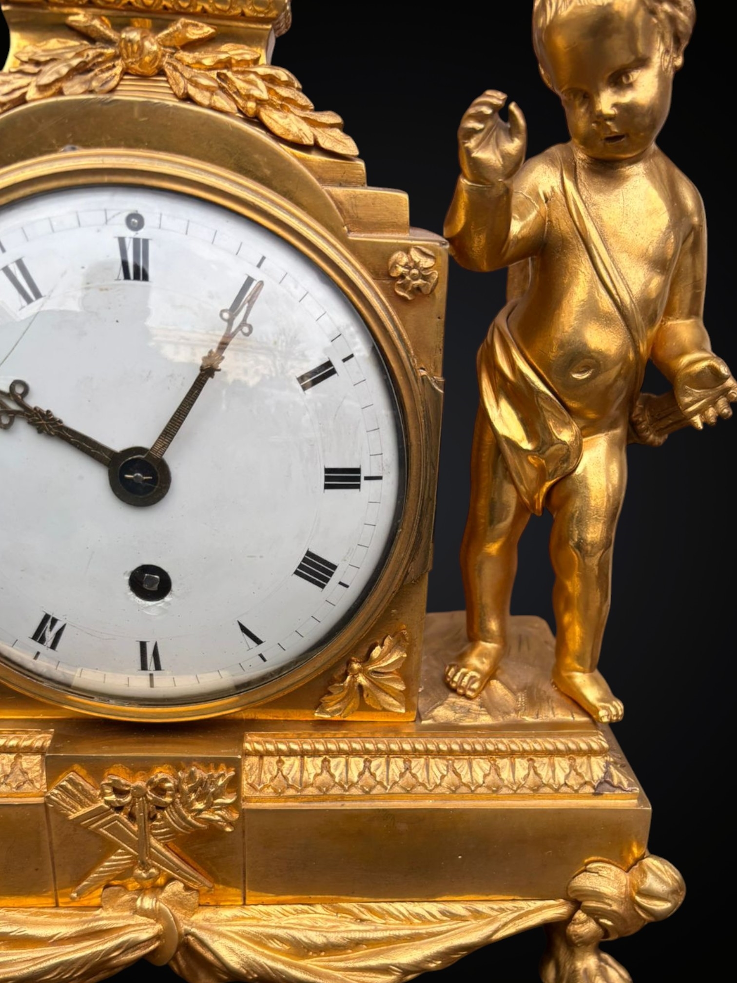 François Vion | Reloj francés luis xvi en bronce ormolu del siglo XVIII ...