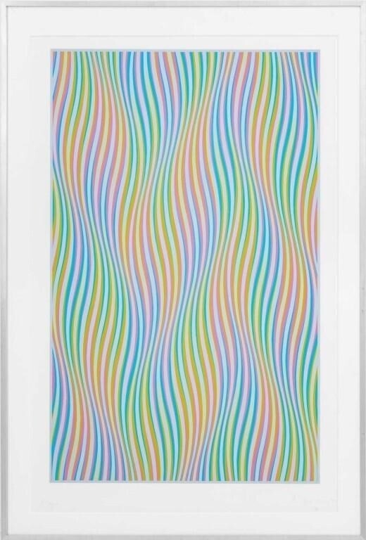 Bridget Riley | Elapse (1982) | MutualArt