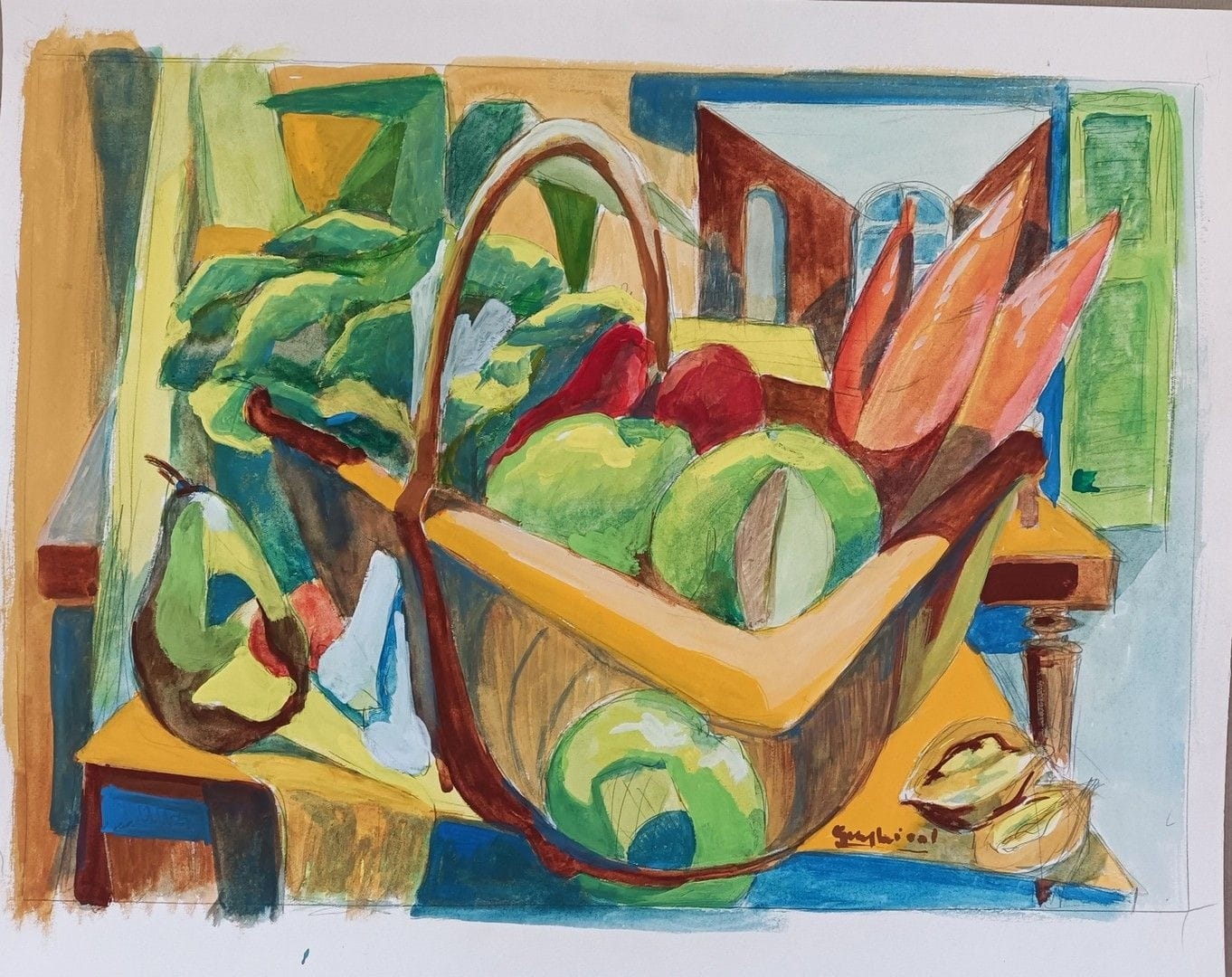 Guy Nicod | Cubist composition | MutualArt