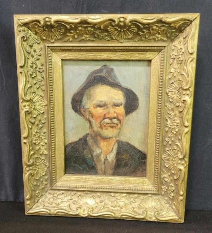 Edmund Vrey | Vintage Edmund Vrey oil on artist board | MutualArt