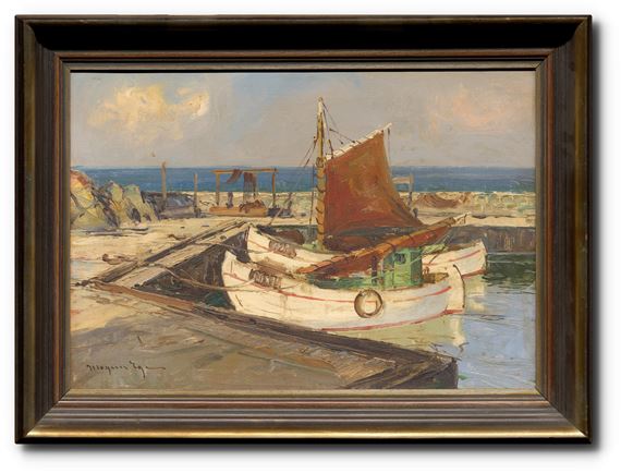 Zakotvené lodě - Mogens Ege