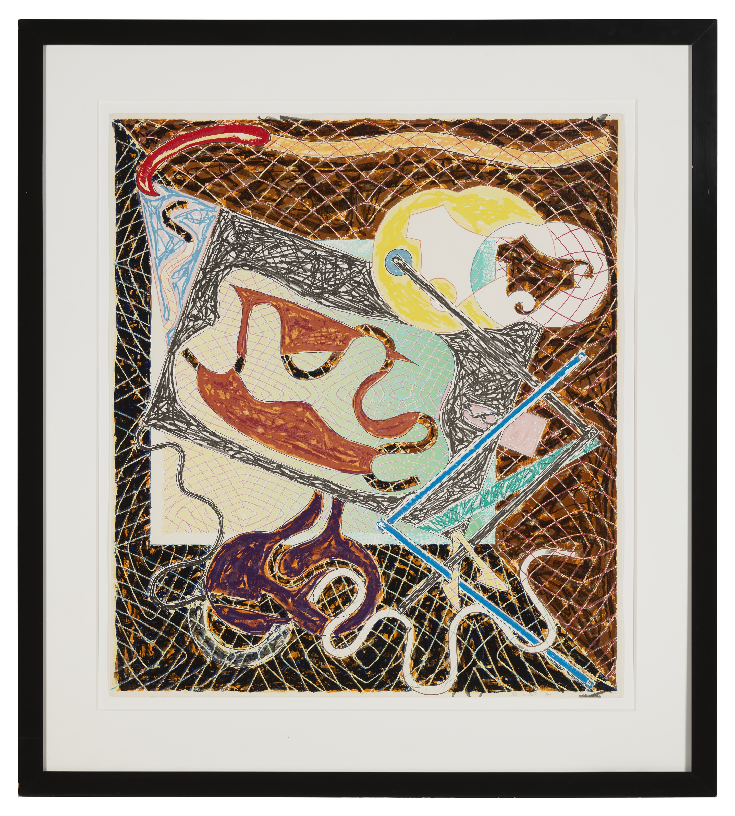 Frank Stella | Shards III, from Shards (1982) | MutualArt