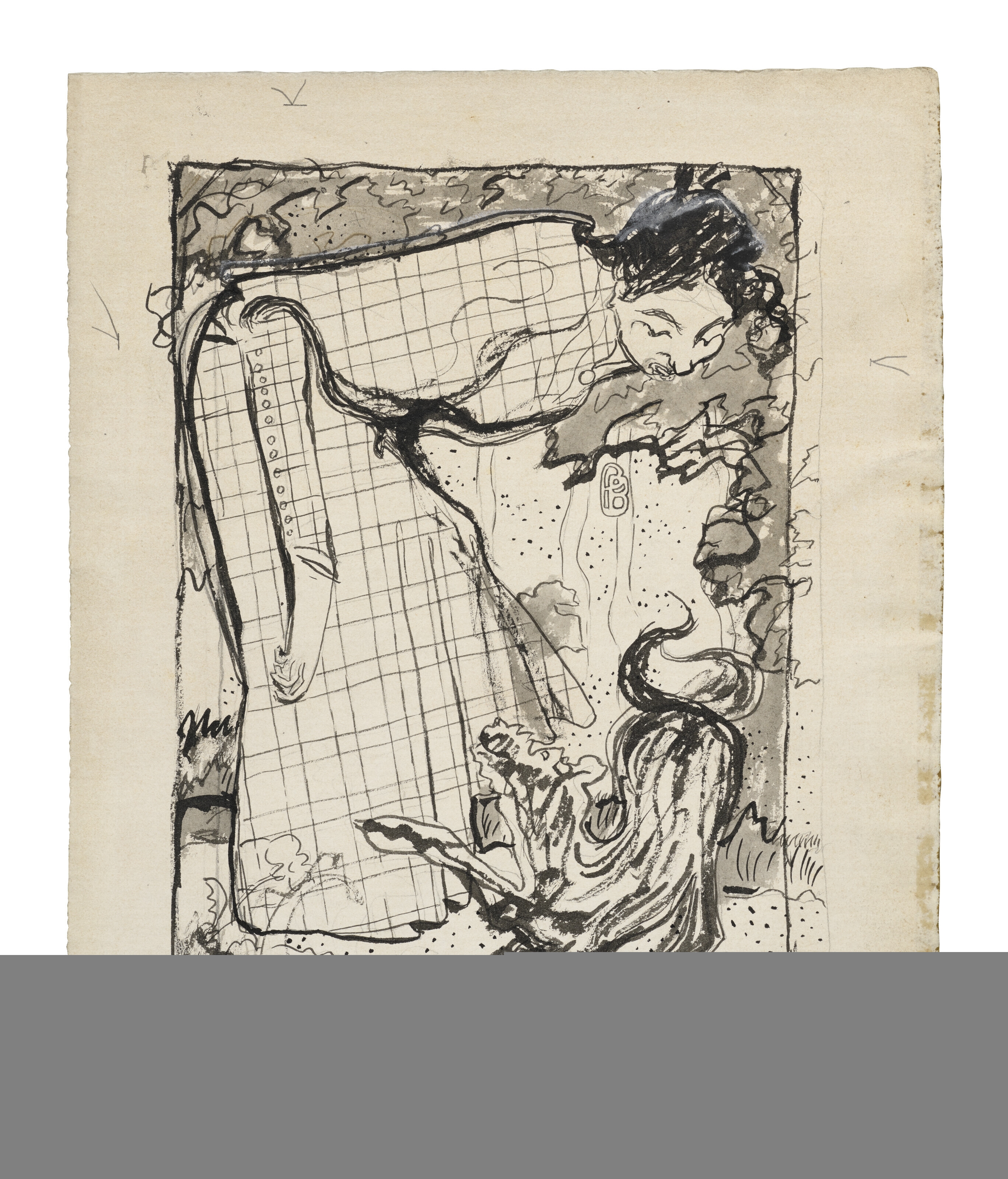 Pierre Bonnard | Étude pour Andrée et son chien [Bella] (Circa 1891 ...