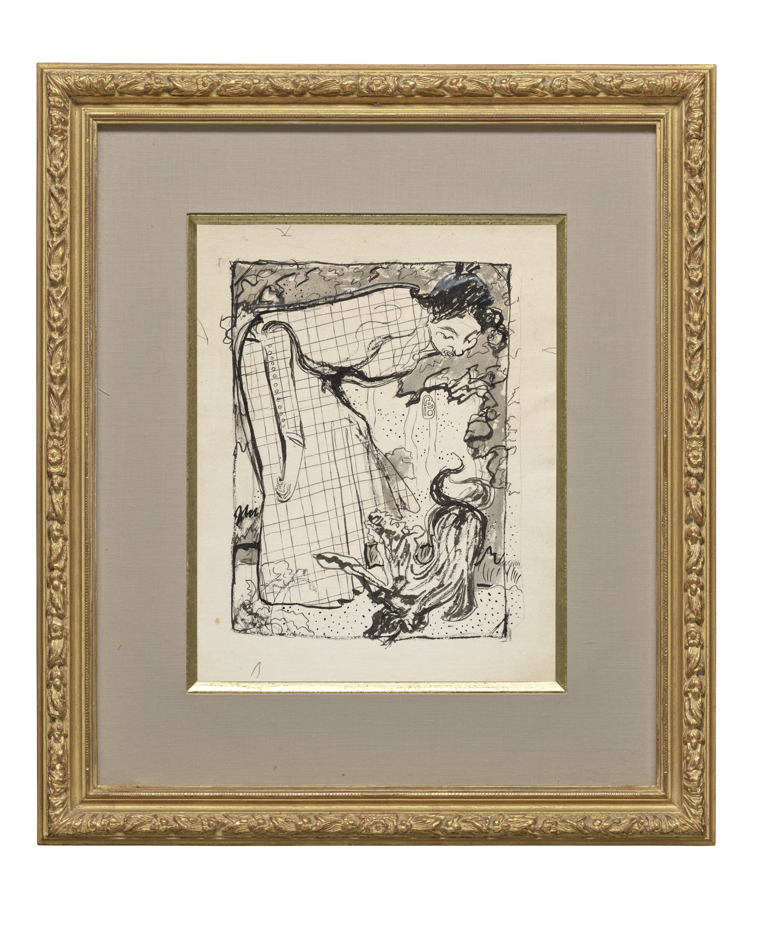 Pierre Bonnard | Étude pour Andrée et son chien [Bella] (Circa 1891 ...