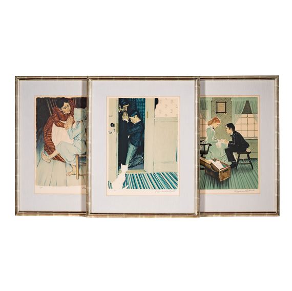 Three Lithographs - Norman Rockwell