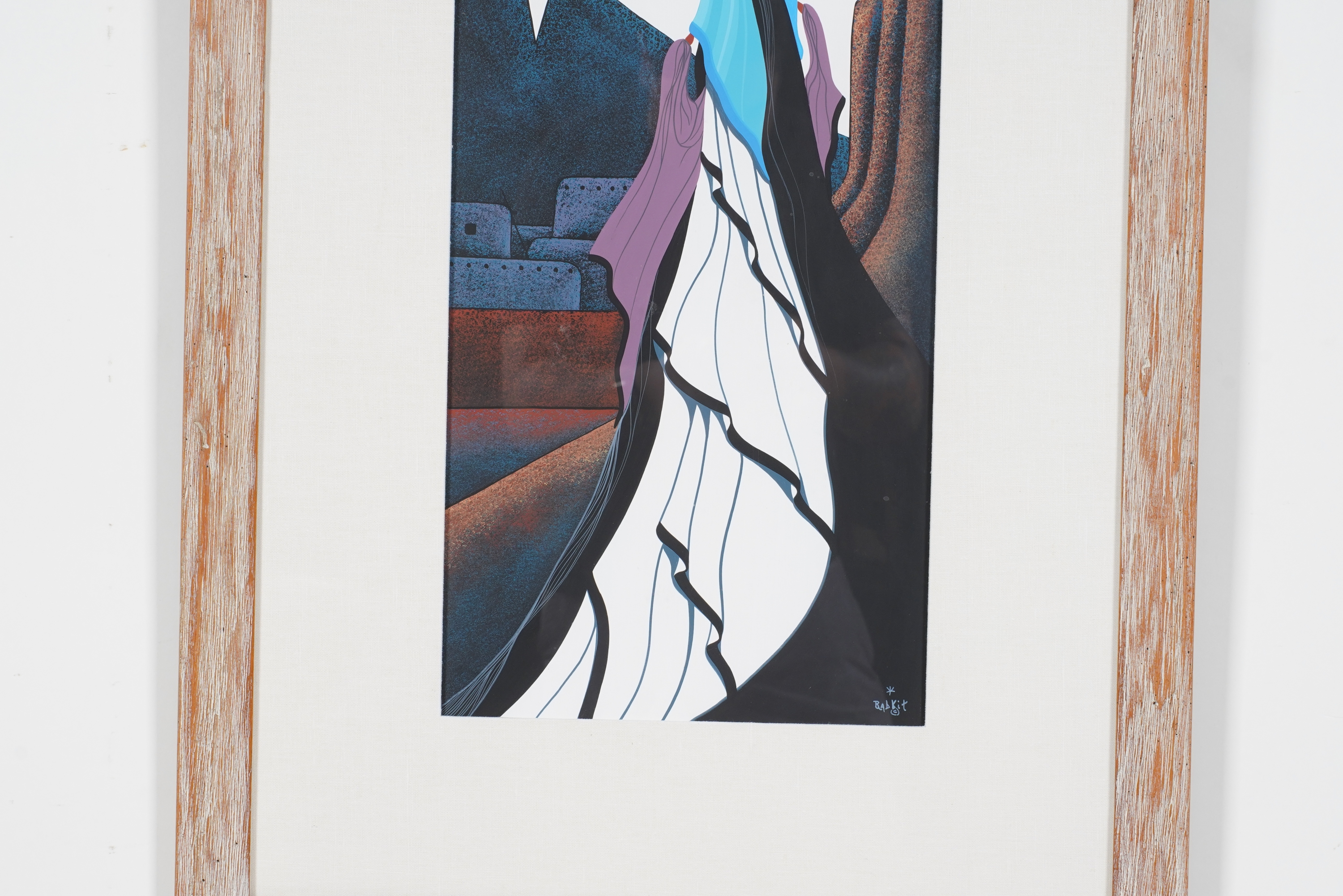 Bill Rabbit | Portrait over Town Scene | MutualArt