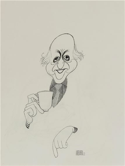Portrait of Yousuf Karsh - Al Hirschfeld