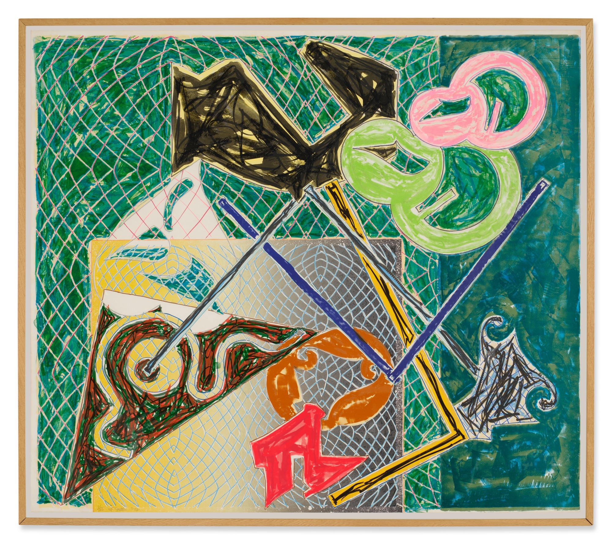 Frank Stella | Shards V (Axsom 148 (1982) | MutualArt