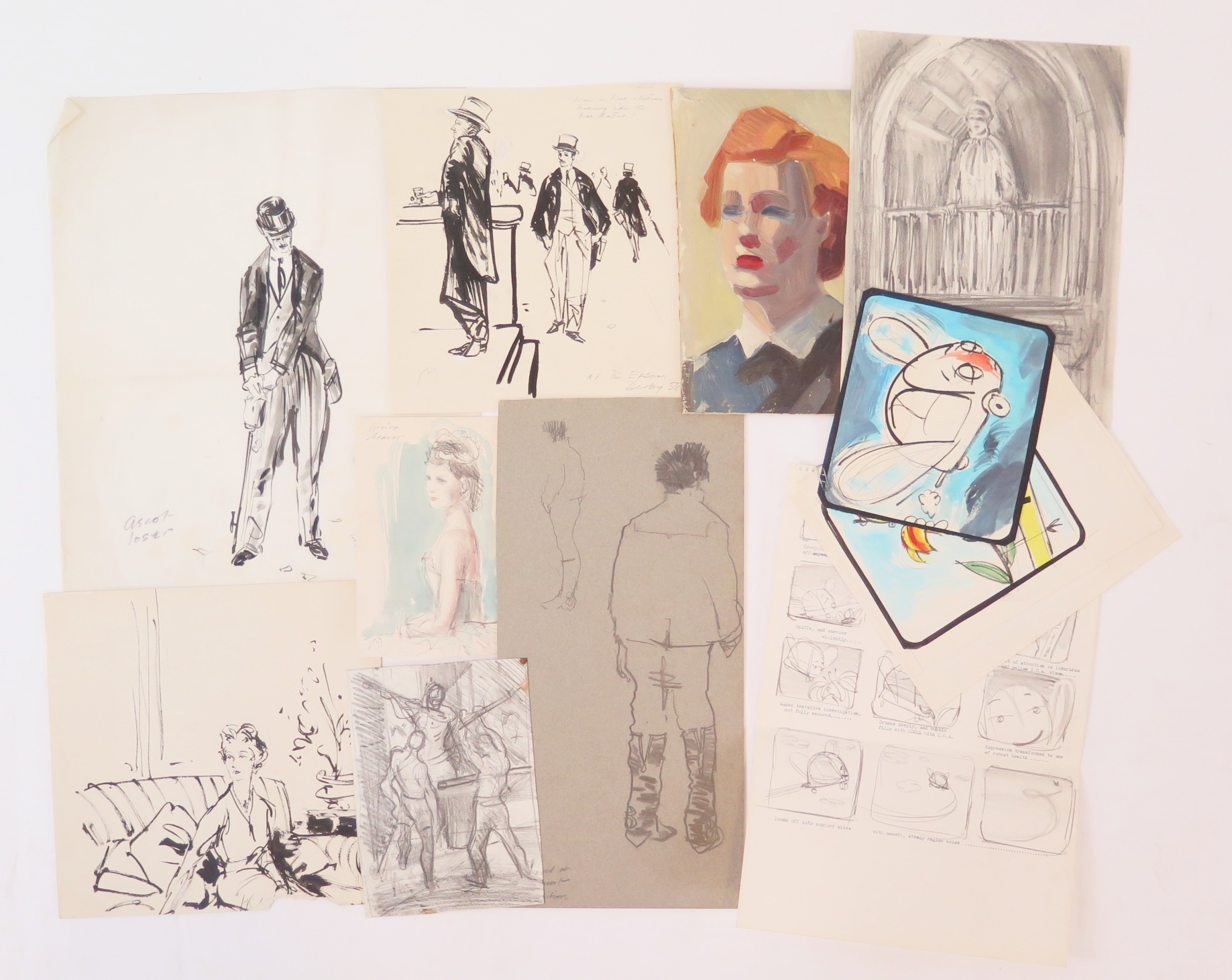 Keith Money | Collection of sketches of various subjects including ...