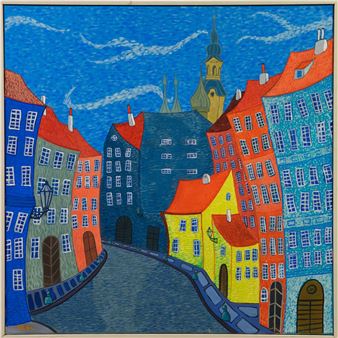 Pražská ulička - Karel Chaba