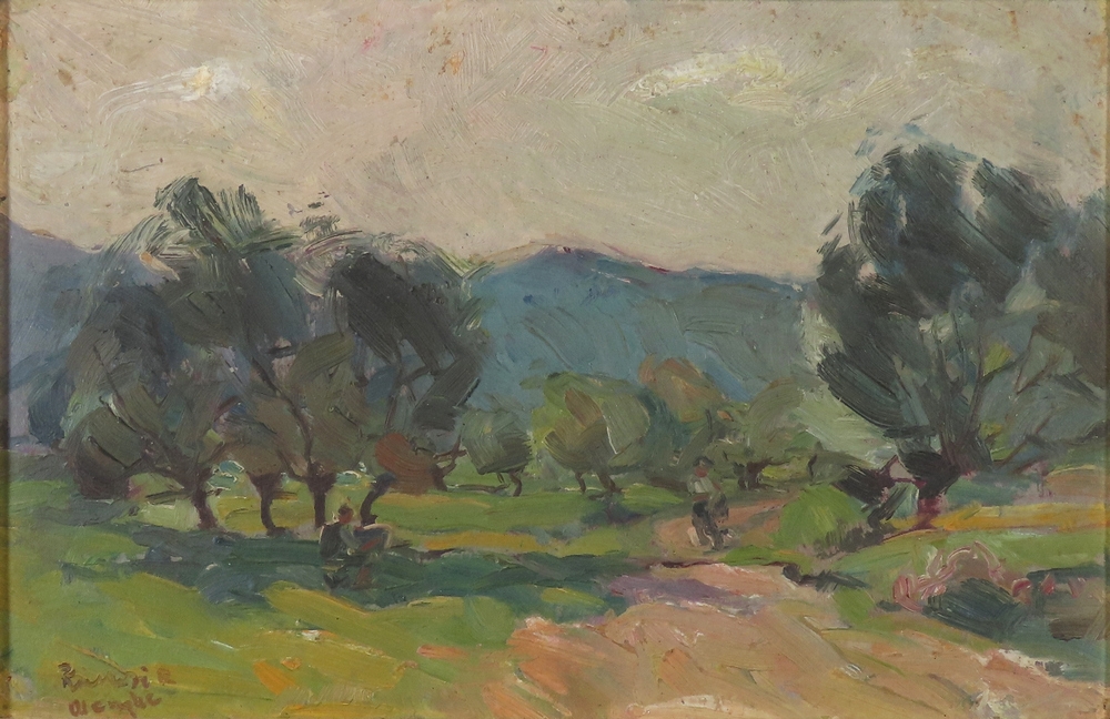 Ernest Rákosi | Na plenéri | MutualArt