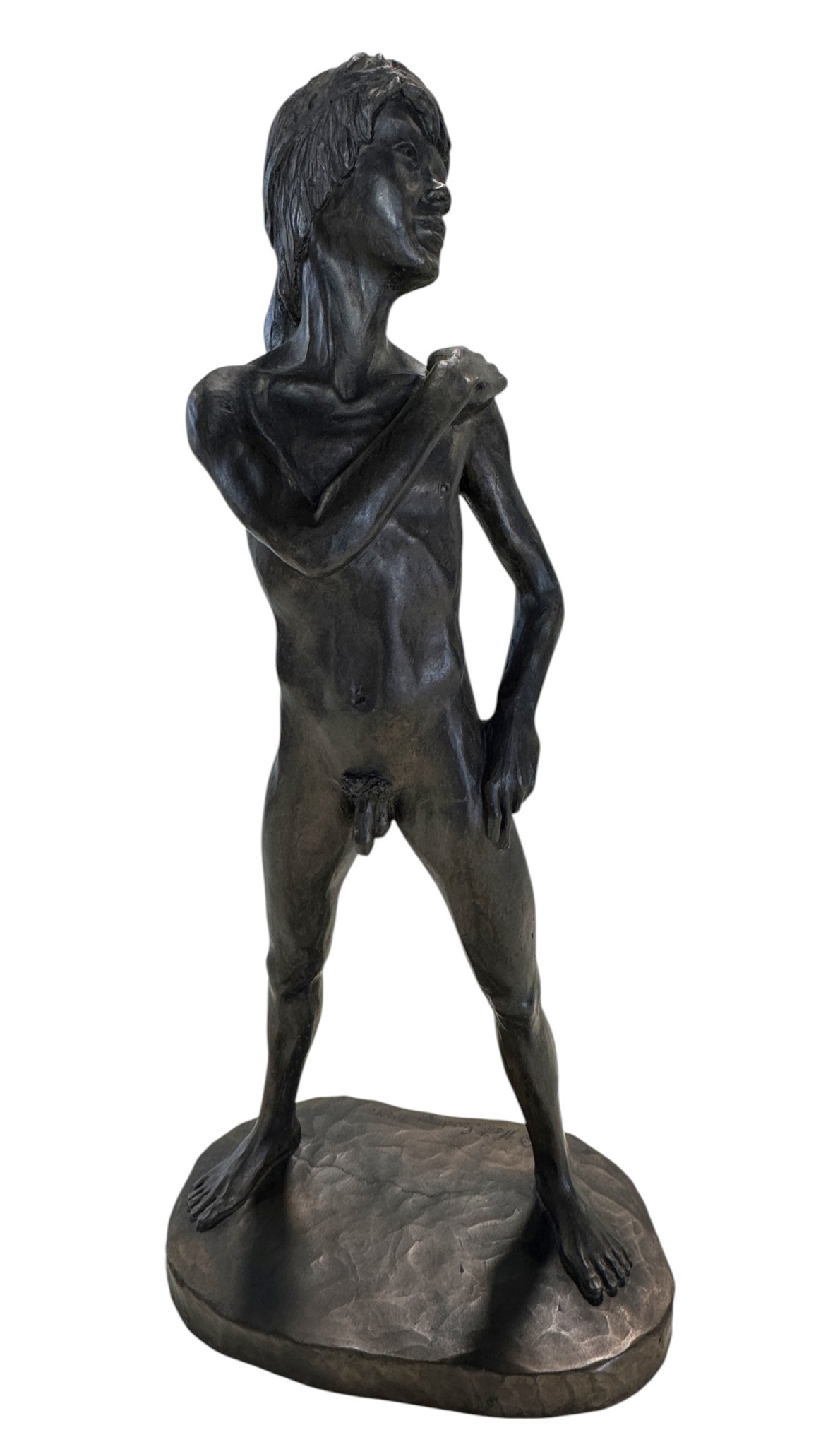 Neil Godfrey | a bronzed composition study of a standing male nude ...