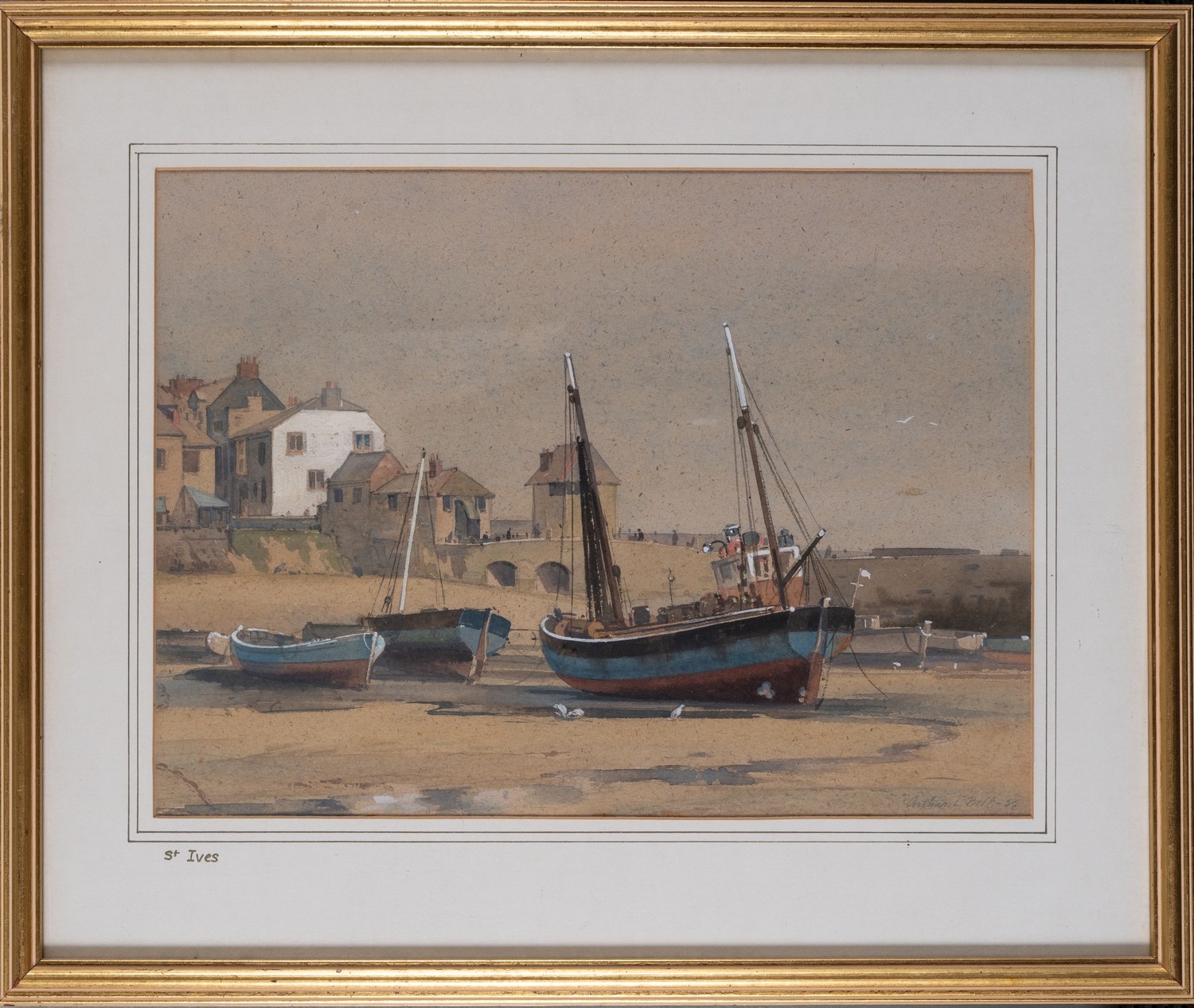 Arthur L. Bell | Views of St Ives and Wootton Creek, Isle of Wight ...