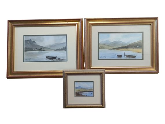 Digby Page イギリス　水彩画　Quiet country side Digby Page Auction Results: Past Sales & Hammer Prices