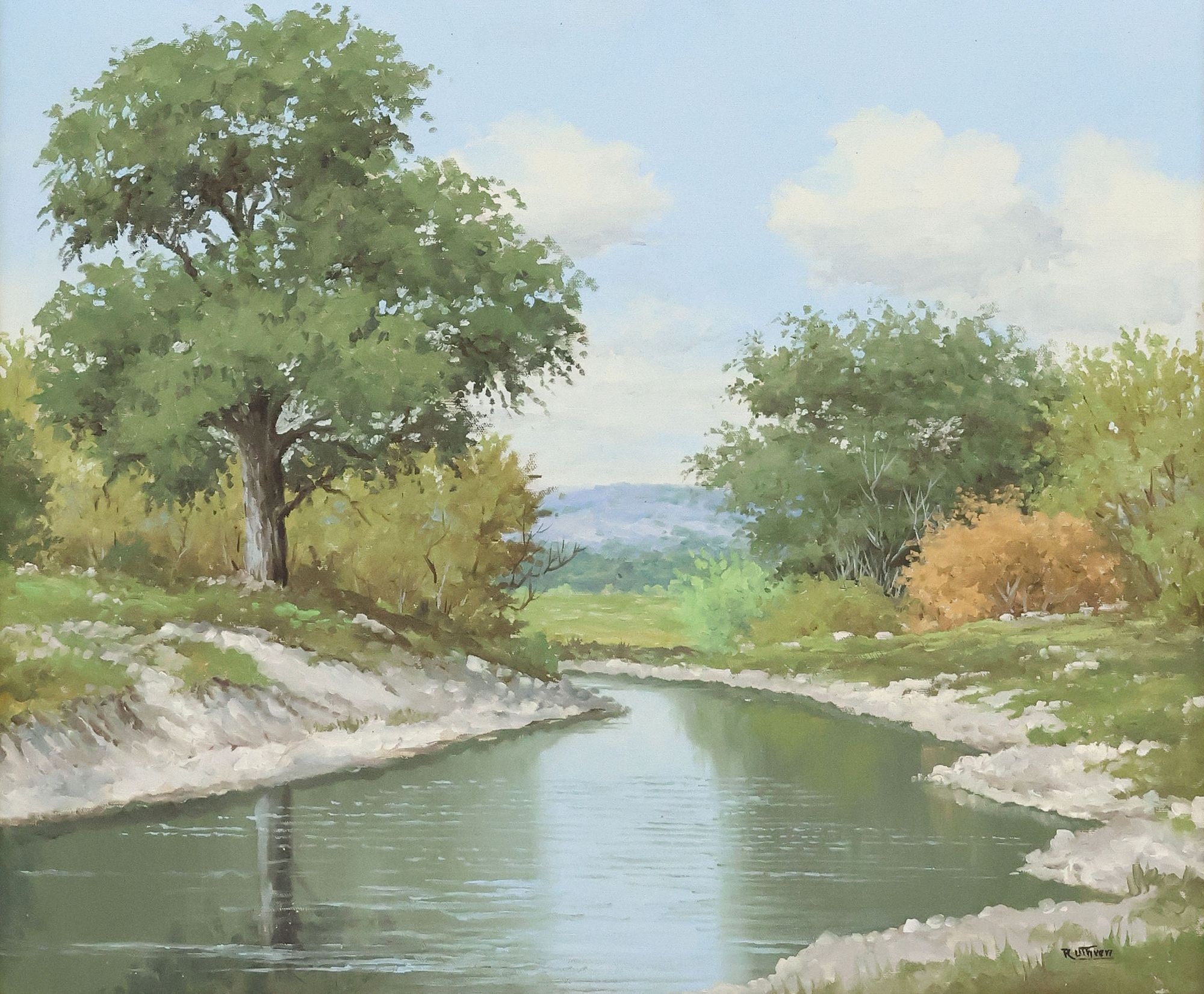 Jerry Ruthven | Texas River Landscape | MutualArt
