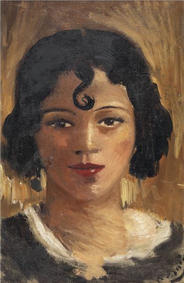 André Derain | Portrait de Tela-Tchai (1929 - 1930) | MutualArt