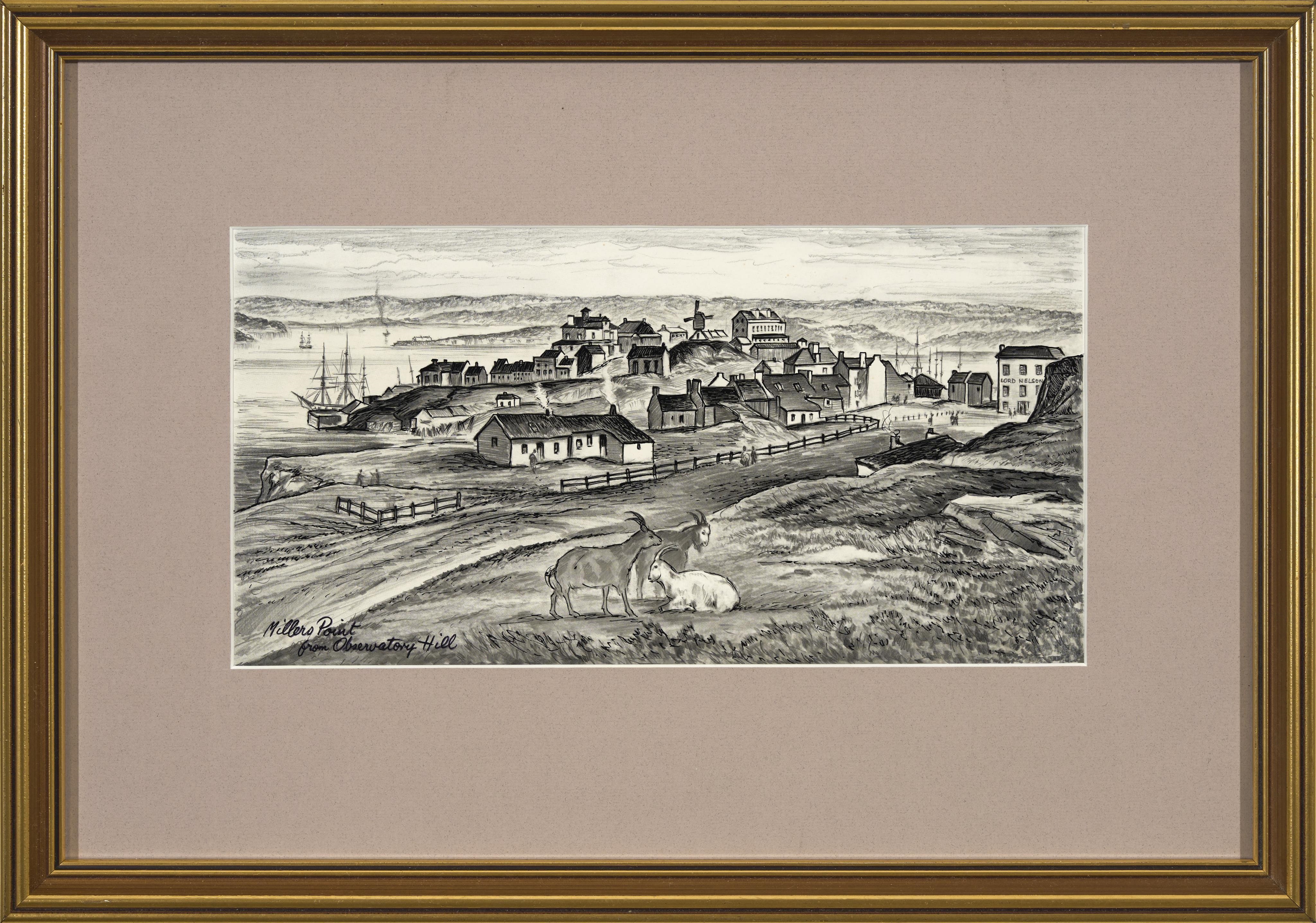 Cedric Emanuel | Miller's Point from Observatory Hill in Colonial Time ...