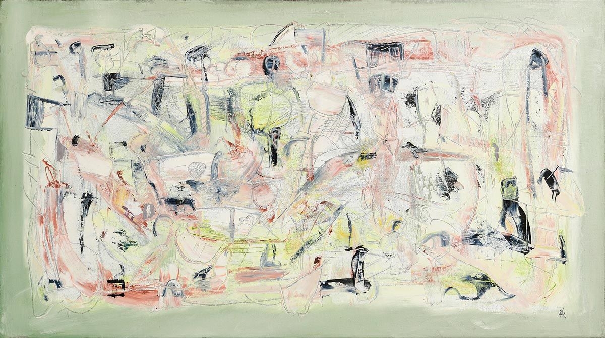 John Kingerlee | Compositions - Figures and Birds (1996 (1996) | MutualArt