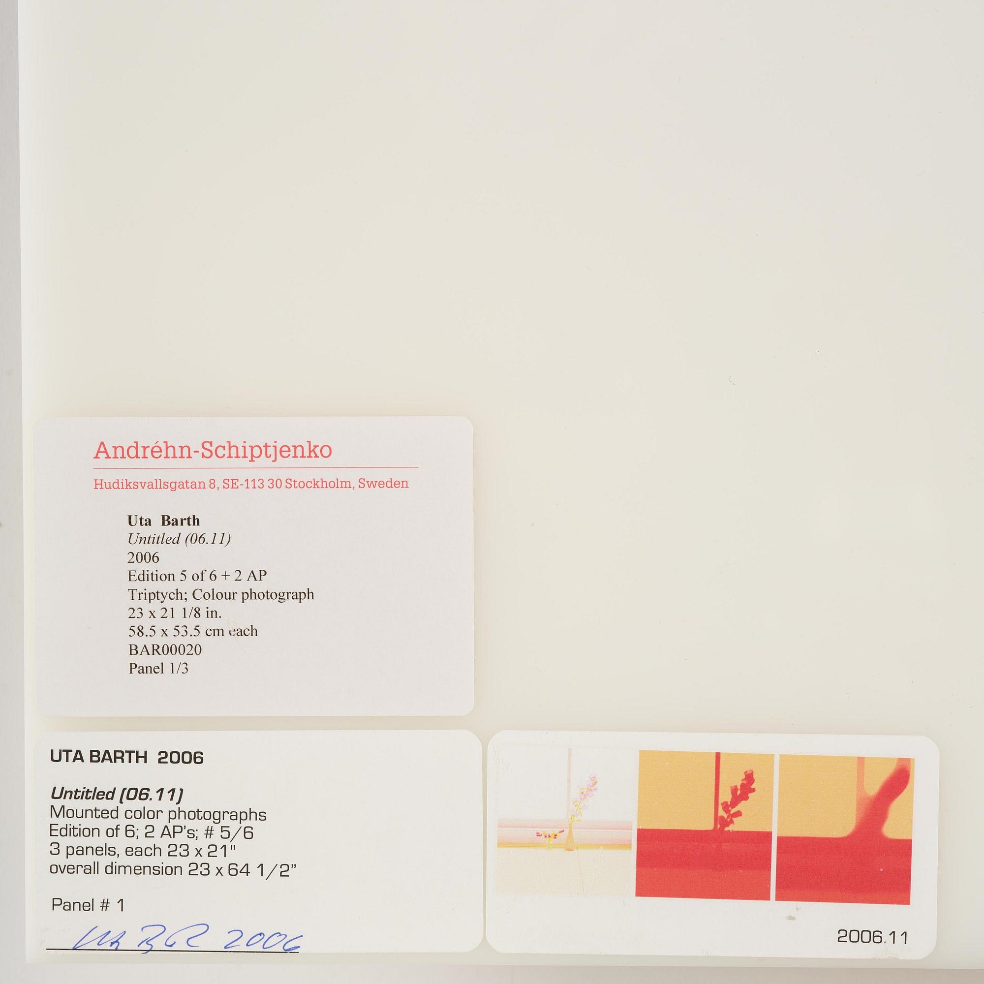 Uta Barth | Untitled (06.11 (2006) | MutualArt