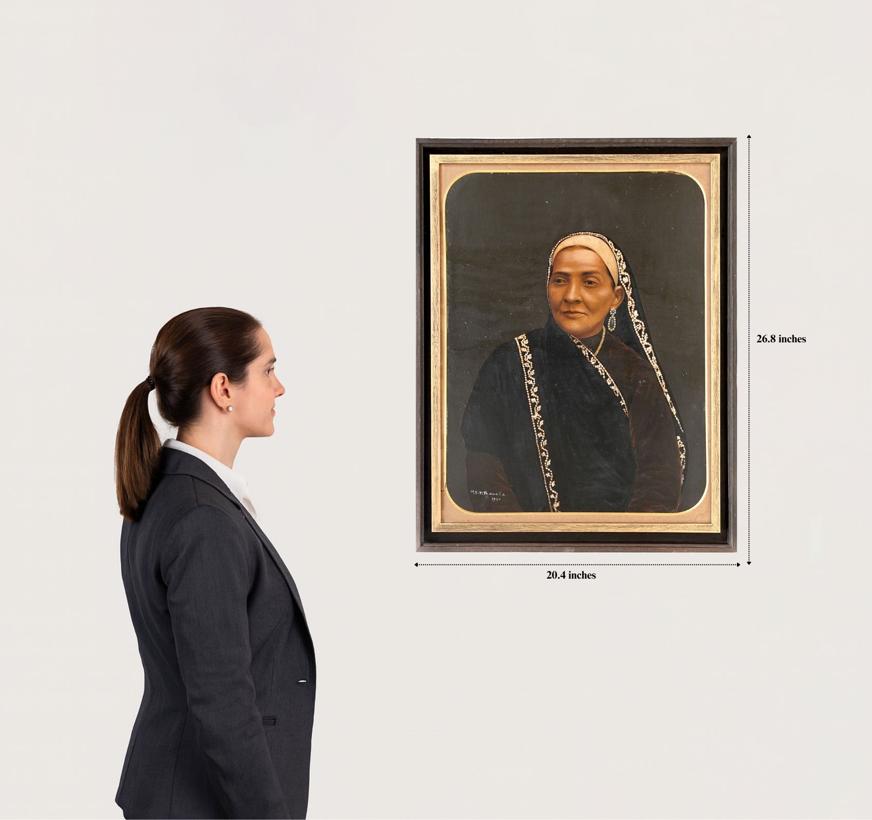 M. F. Pithawala | PORTRAIT OF A LADY (1920) | MutualArt