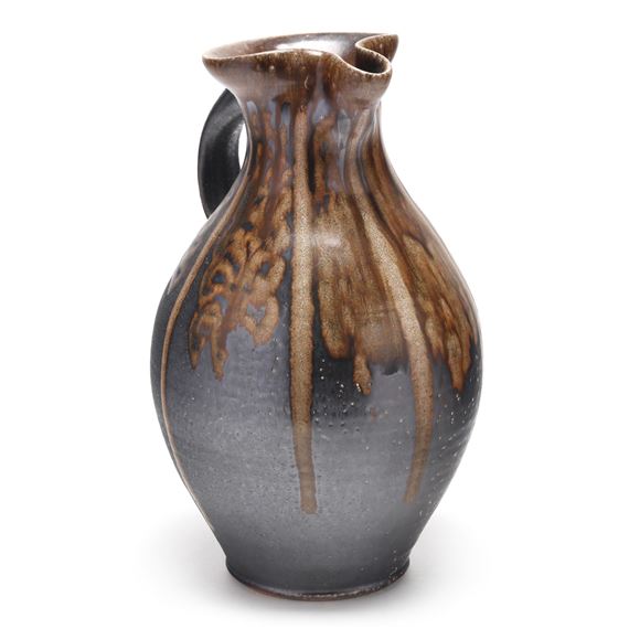 Daniel Johnston | Large Pottery Pitcher | MutualArt