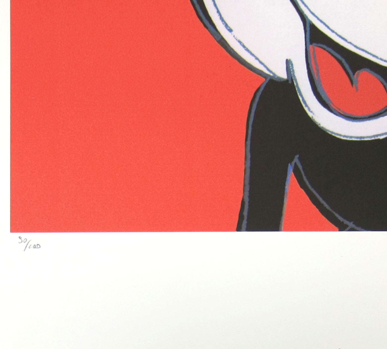 Artwork by Andy Warhol, Mickey Mouse, Made of lithographie graphique décalée, papier Arches France