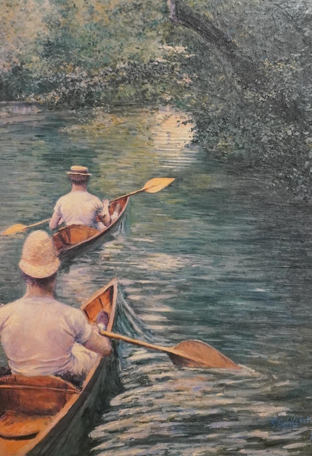 Gustave Caillebotte | Les Perissoires (The Canoes | MutualArt