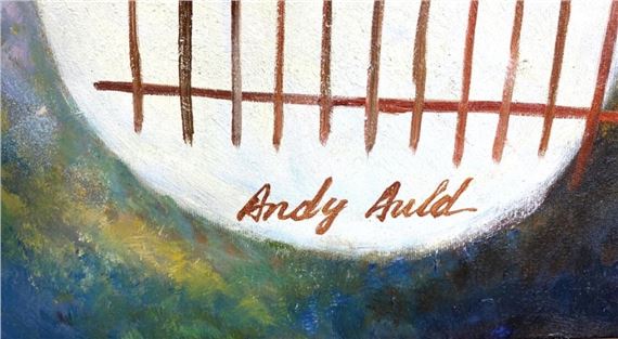 Andy Auld | Modernist Oil Painting On Canvas. Geometric Shapes. | MutualArt