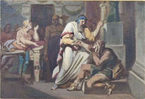 Joseph Blanc | Ulysse chez Alcinoüs (1863) | MutualArt