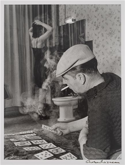 Robert Doisneau | Jacques Prévert rue Lhomond | MutualArt