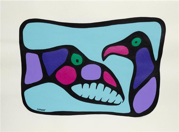 Stephen Snake | Untitled - Creature and a Bird (Circa 1998) | MutualArt