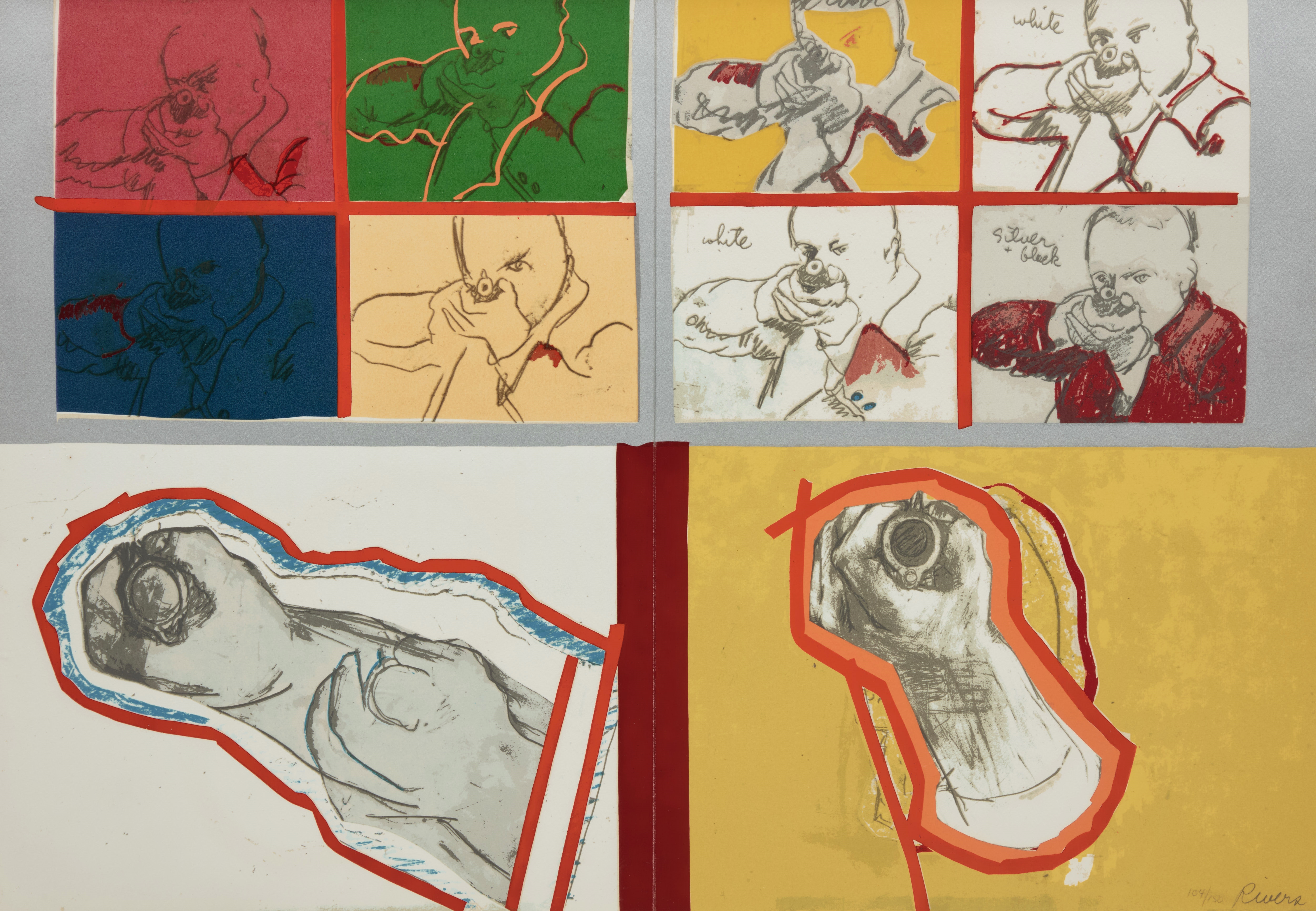 Larry Rivers | Ready-Aim and Two Hands (from the Portfolio “Some ...