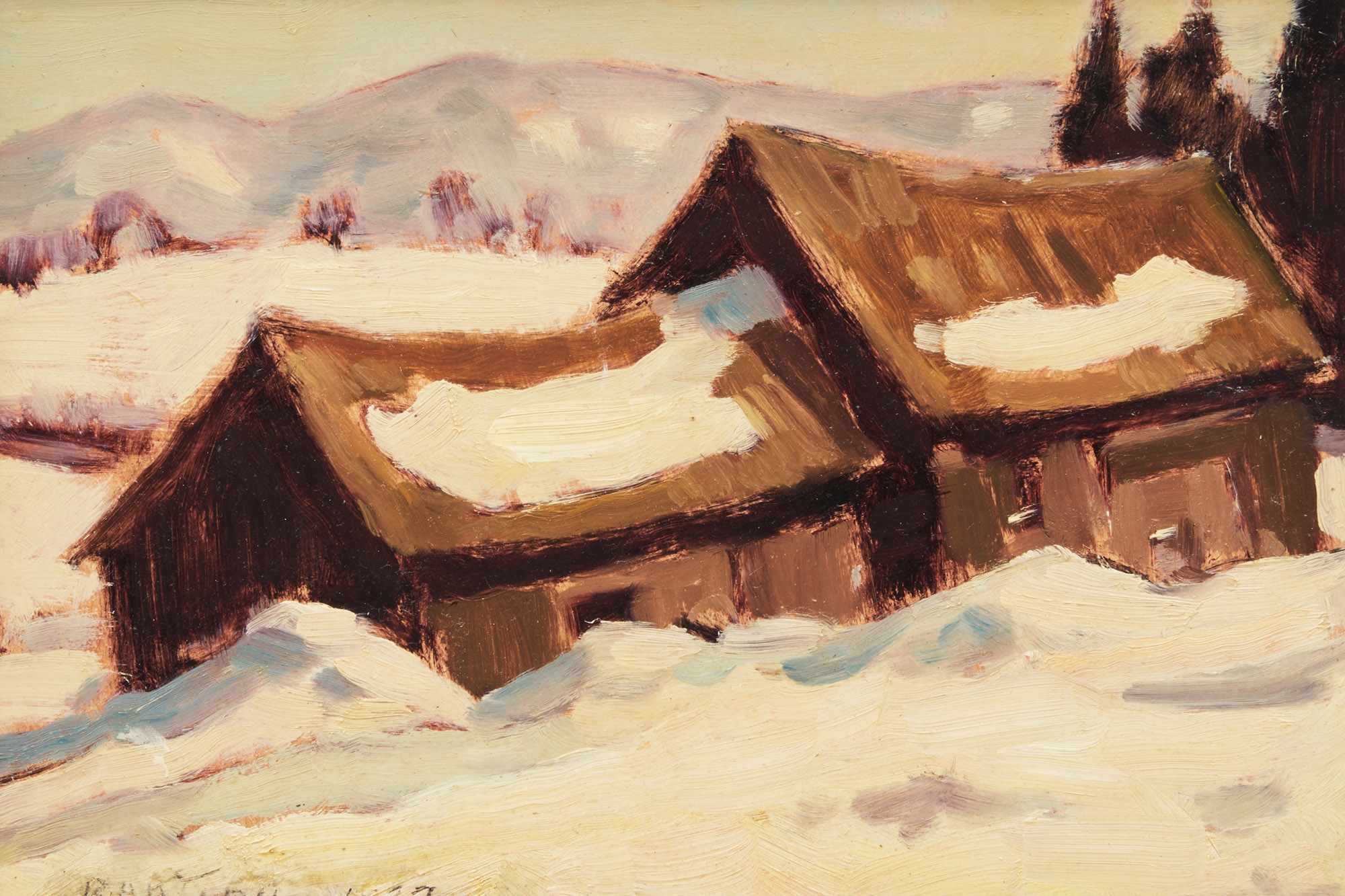 Frederick Grant Banting | Farm in Winter (1932) | MutualArt