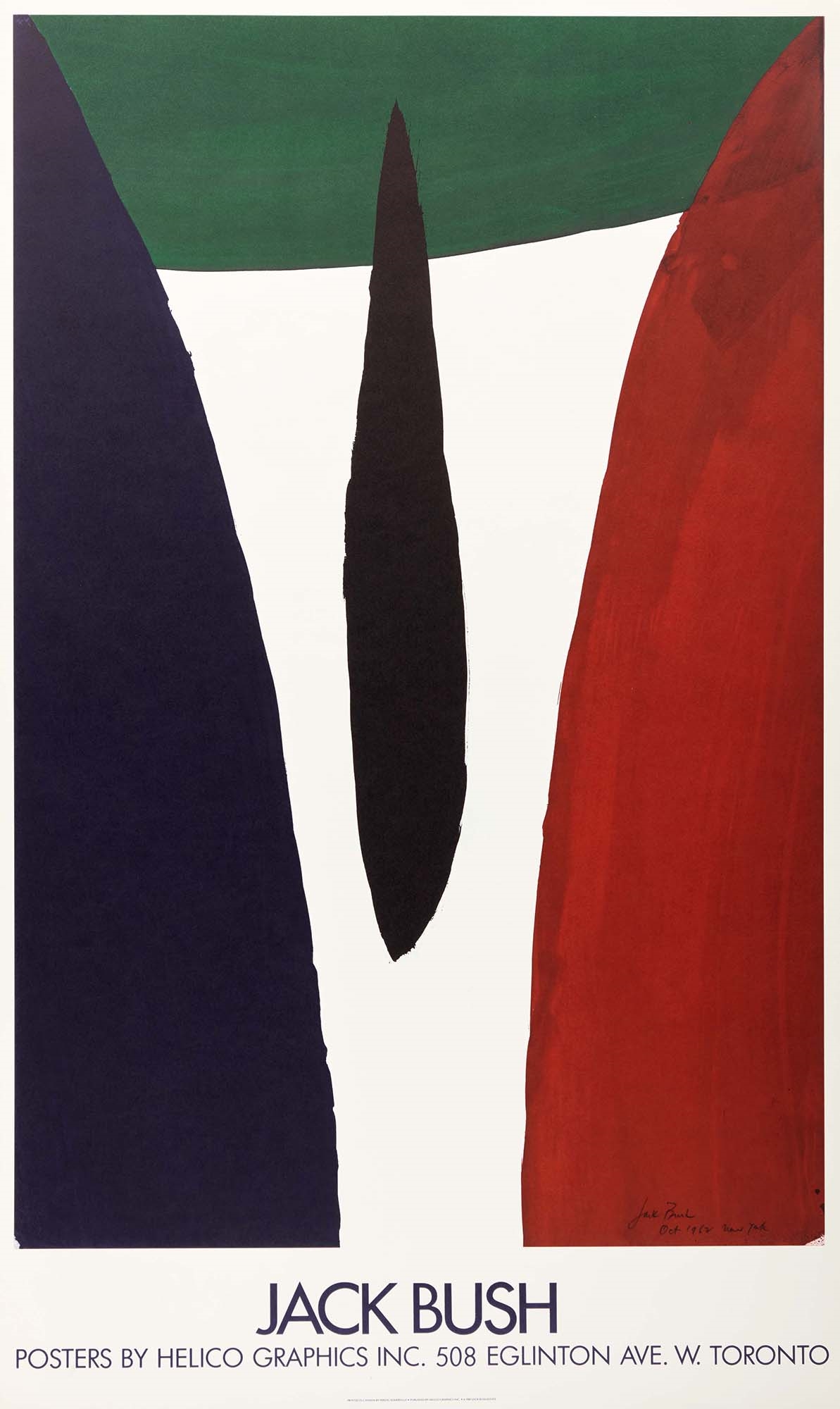 Jack Bush | JACK HAMILTON BUSH - Jack Bush (Helico Graphics), 1981 ...