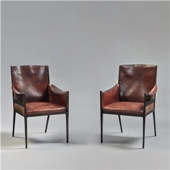 An Important Pair of Armchairs from the Residence of Charles Templeton Crocker