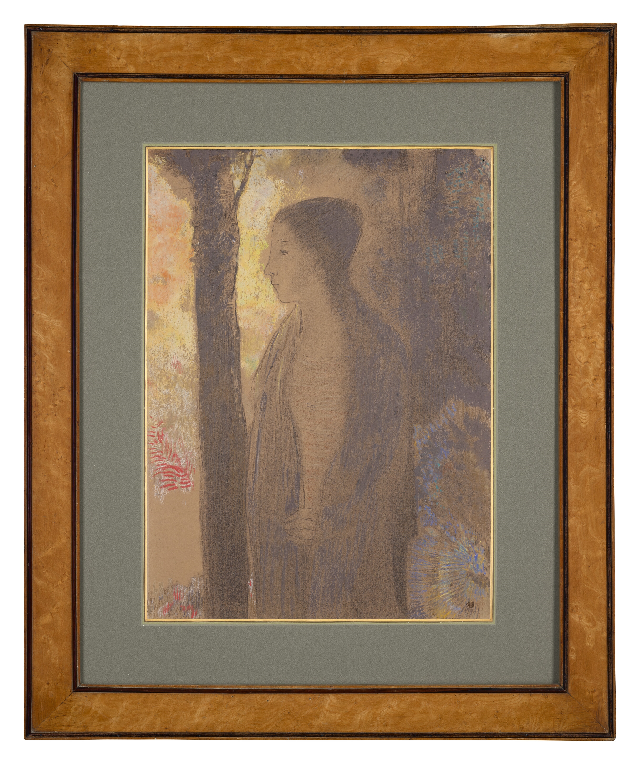 Odilon Redon | Figure devant un arbre | MutualArt