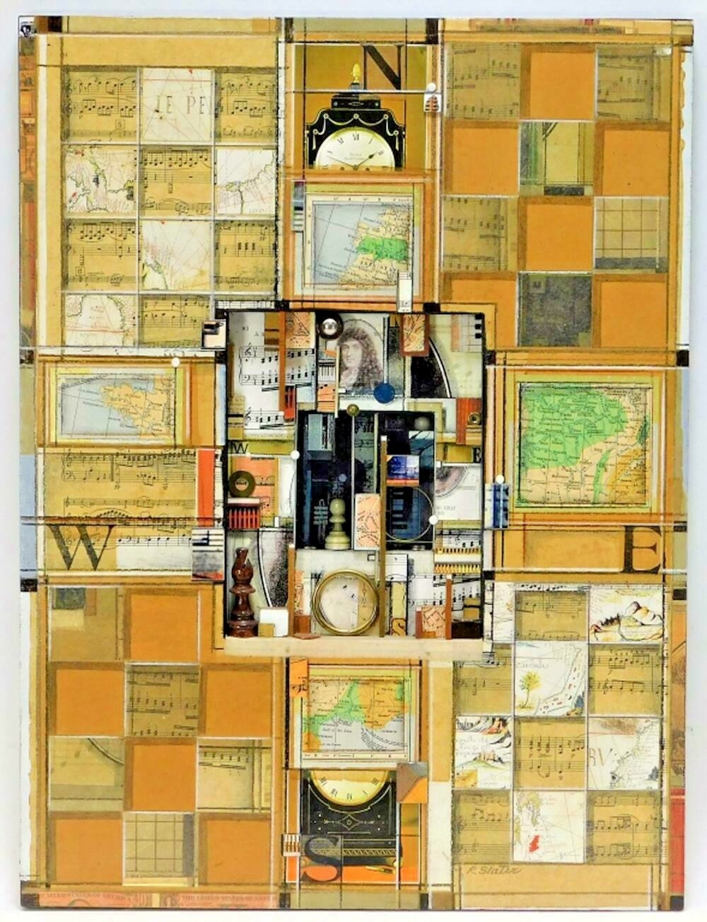 Roderick Slater | Mixed Media Acrylic Collage Roderick Slater Original ...