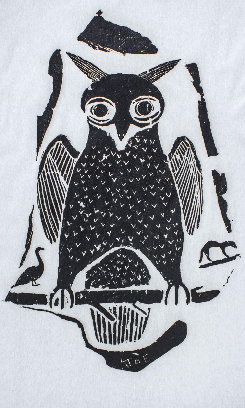 Joe Talirunili | Owl Stonecut | MutualArt