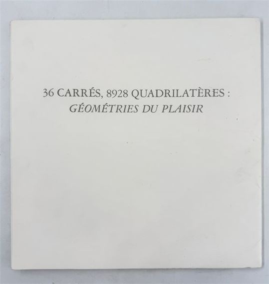 Vera Molnár | 36 squares, 8928 quadrilaterals: geometry of pleasure ...