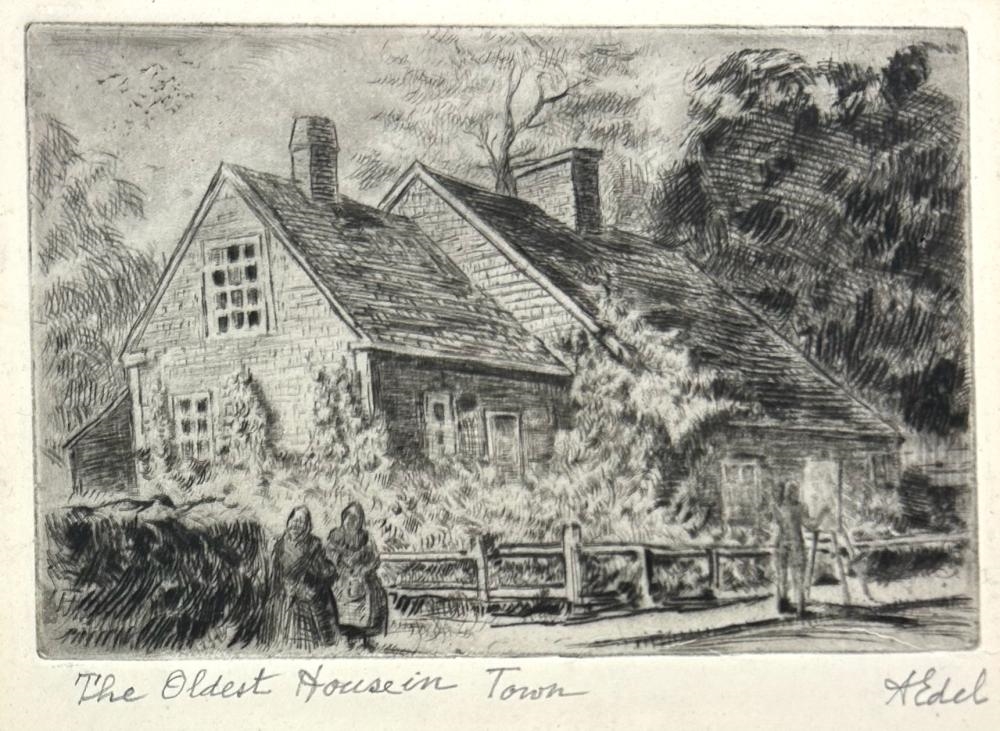Albert Edel | The Oldest House in Town | MutualArt