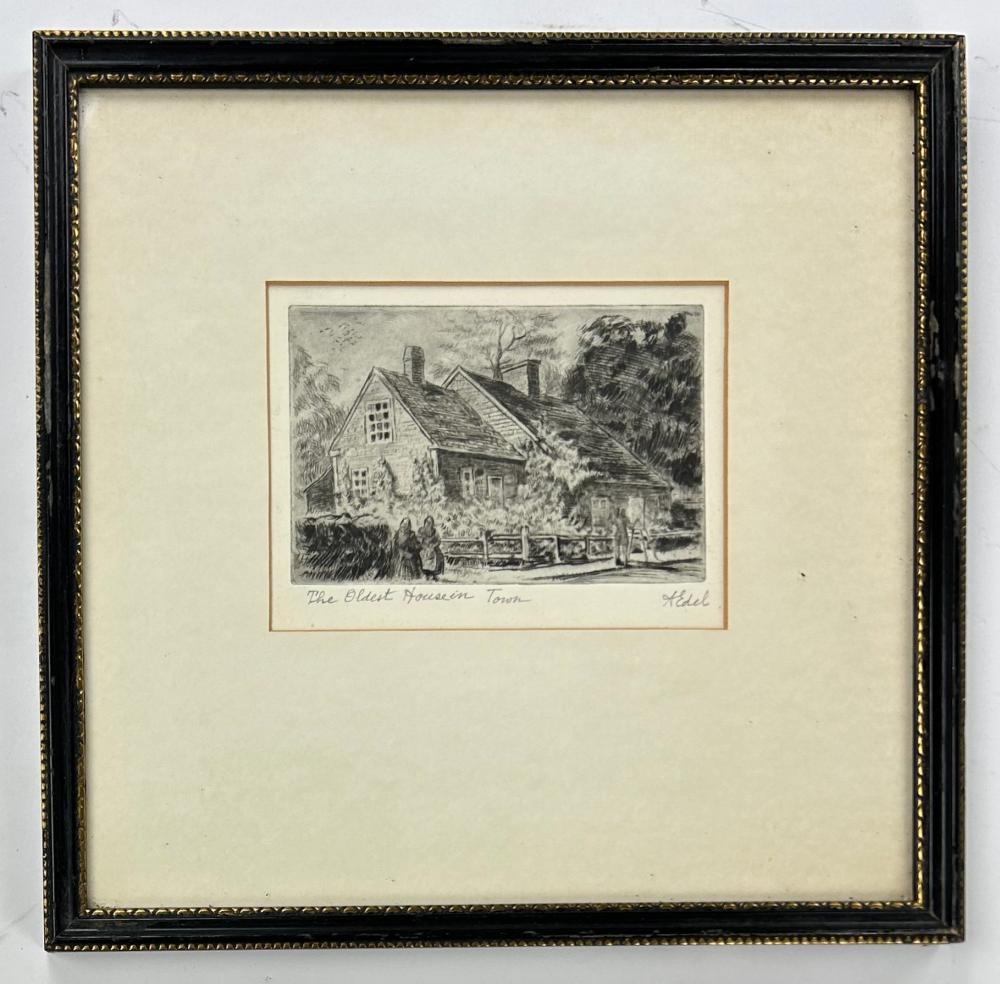 Albert Edel | The Oldest House in Town | MutualArt
