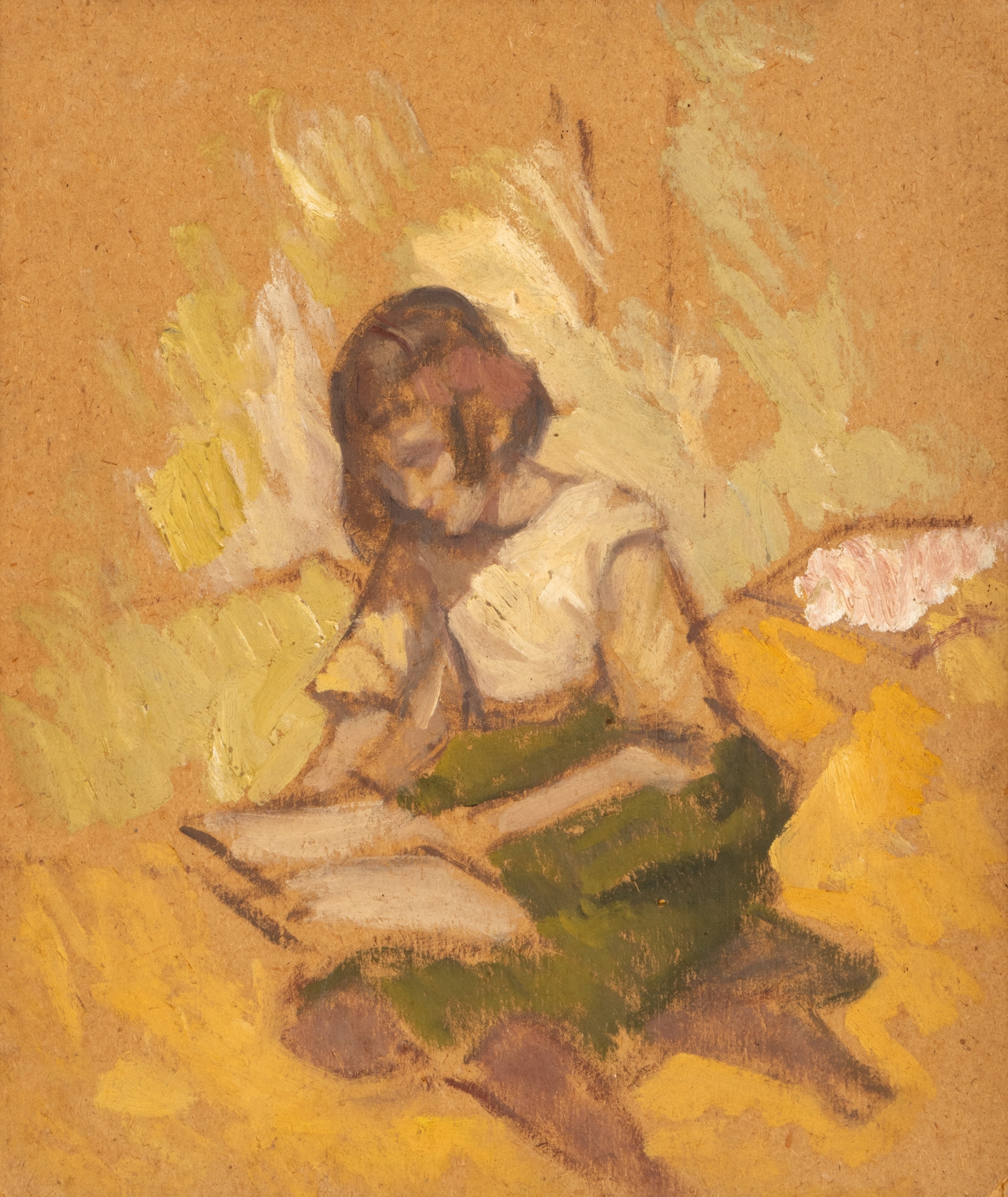 Nicolae Tonitza | Reading (1912) | MutualArt