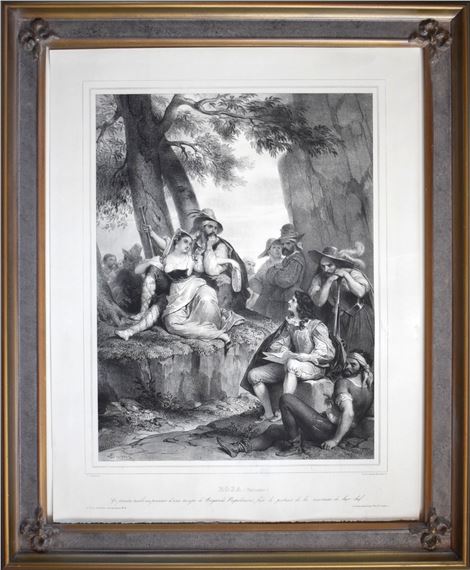 Achille Devéria Art for Sale: Available Works & Gallery Listings
