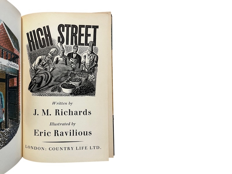 Eric Ravilious | High Street (1938) | MutualArt