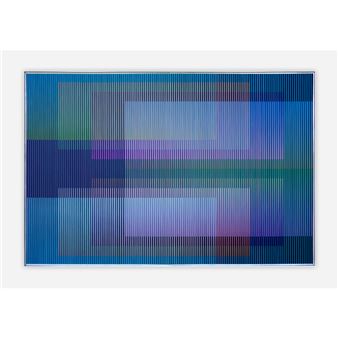 PHYSICHROMIE PANAM N. 6 by Carlos Cruz-Diez, 2009